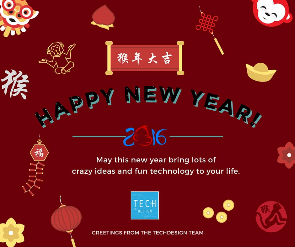 Techdesign Wishes You A Happy Chinese New Year